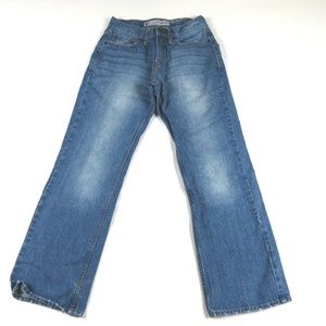 Men BULLHEAD Distressed Straight Jeans (28" Length)